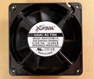 1 szt. Xinruilian 12738 RAH1278B1-C 220V aluminiowa rama AC wentylator chłodzący 12,7CM - Zdjęcie 1 z 4