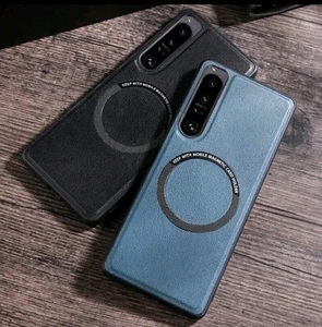 For Sony Xperia 5 V 10V 1V 10III 5II 5IV Magnetic Mag Safe PU Leather Cover Case - Picture 1 of 3
