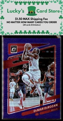 2021-22 Donruss Optic #28 DeMar DeRozan Purple - Image 1 of 2