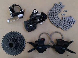 Shimano Altus 2/3x8 Gears Shifters Groupset Parts Mtb Hybrid Bike - Imagen 1 de 10