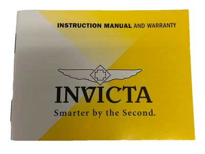 Invicta Instructions Manual and Warranty Booklet - Image 1 of 2