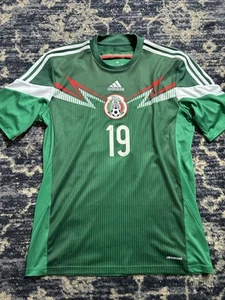 Adidas Mexico 2014 World Cup Jersey #19 Oribe Peralta M - Picture 1 of 6