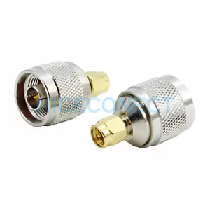 Conector adaptador de RF recto enchufe macho tipo N SMA adaptador WIFI adaptador de antena - Imagen 1 de 5