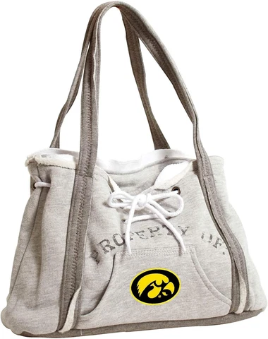 Iowa Hawkeyes Purse - Embroidered Hoodie Purse Handbag - NCAA Cover