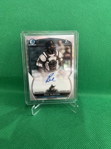 Paul McIntosh 2023 Bowman Chrome 1st AUTO Marlins