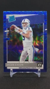 2020 Donruss Optic Football Jacob Eason Rated Rookie Blue Scope Prizm #162 - Picture 1 of 2