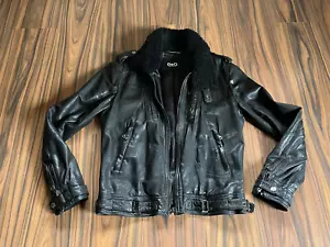 DOLCE & GABANA D&G DESIGNER HERREN LEDERJACKE JACKE LEDER GR. 50 M L NP. 2300€ - Imagen 1 de 15