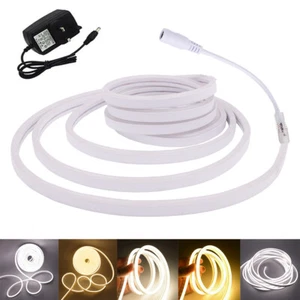 LED Strip Neon Flex Rope Lights 2835 Waterproof DC 12V Flexible Outdoor Lighting - Picture 1 of 14
