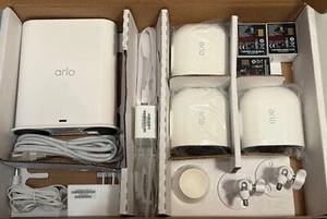 Arlo 4K Ultra UHD 3-Indoor/Outdoor Security Cameras VMS5340P-100NAS (White) - Picture 1 of 1