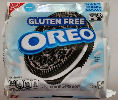 NUEVAS galletas sándwich de chocolate sin gluten Nabisco Oreo Foto 1 de 2