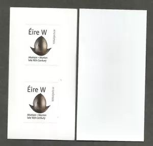 2022 FINAL W RATE BOOKLET STAMPS FROM IRELAND IN 100 OBJECTS ~ COLLECTORS PAIR - Picture 1 of 1