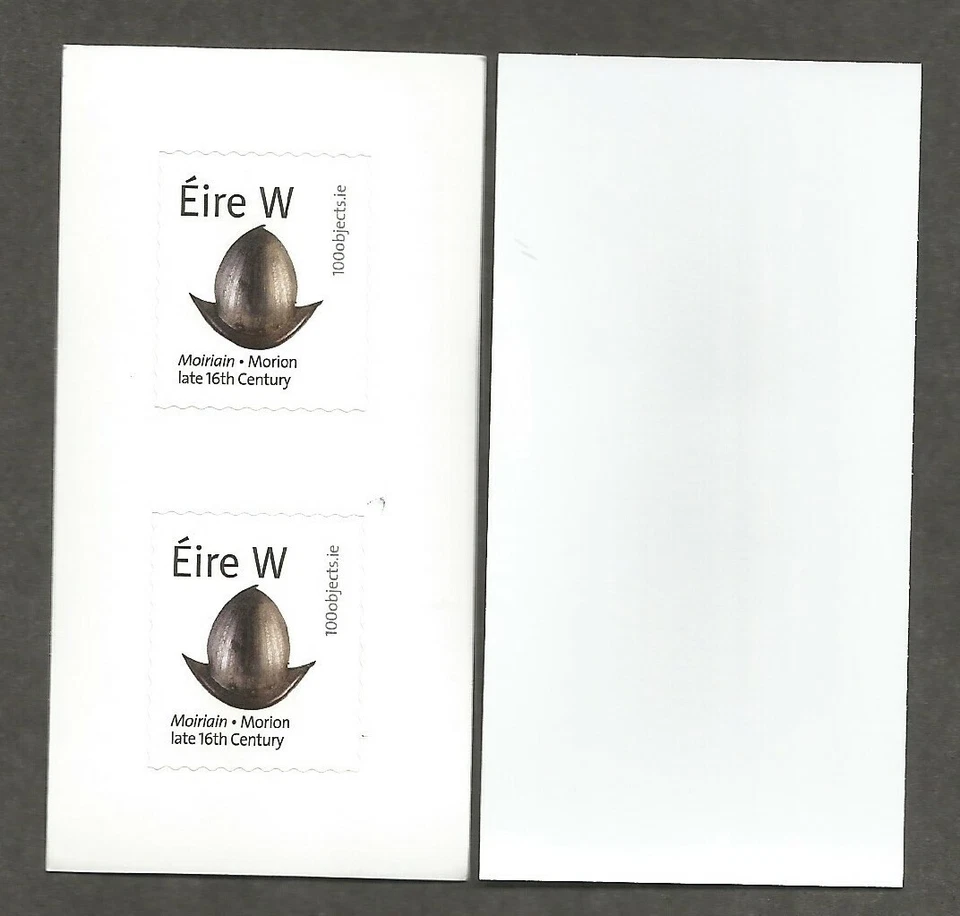 2022 FINAL W RATE BOOKLET STAMPS FROM IRELAND IN 100 OBJECTS ~ COLLECTORS PAIR - Image 1 of 1
