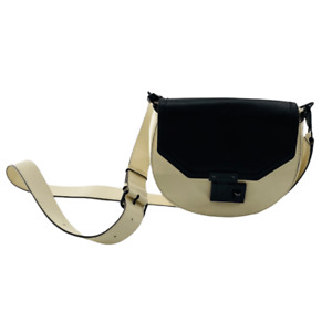 Rebecca Minkoff Paris Saddle Bag, Rare White and Black Medium handbags