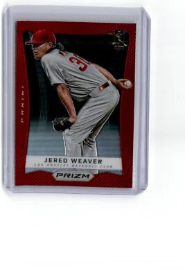 Panini Prizm Red Jered Weaver Angels #60 2012 Foto 1 de 2