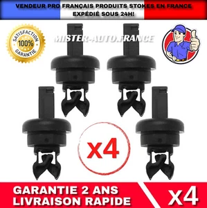 x4 Clips Befestigung Strand hinten Kofferraum RENAULT ✅★CLIO MEGANE SCENIC LAGUNA MODUS - Bild 1 von 15