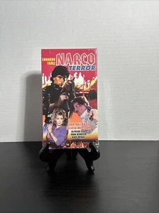 NARCO TERROR VHS RARE HTF SLEEZE BIKER CARTEL 1980s Brand New Spanish - Imagen 1 de 6