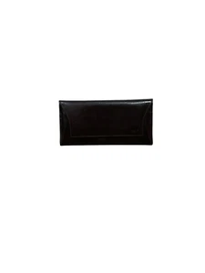 Rubre Dark Brown Magnectic Close Zip Leather Women’s Purse Wallet - Picture 1 of 8