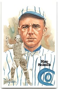 1980 Perez-Steele Hall of Fame Series 3 Ray Schalk /10000 Chicago White Sox #78