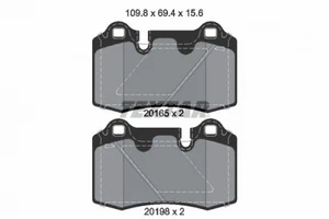 TEXTAR (2016501) Bremsbeläge, Bremsklötze hinten für ASTON MARTIN - Bild 1 von 1