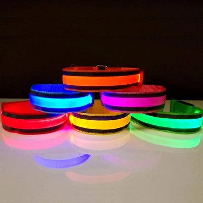 LED Armband Leuchtband Joggen Reflektorband Sicherheitsband Radfahren Klettband - Bild 1 von 4