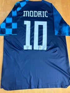 Modric 10 M  Croatia 2022 WC Away  football soccer jersey NIKE shirt - Picture 1 of 6