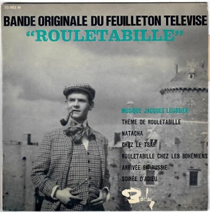 JACQUES LOUSSIER Thème de Rouletabille 1966 RARE EP BO Barclay BIEM Languette - Picture 1 of 4