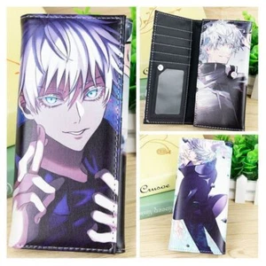 New Anime Jujutsu Kaisen Satoru Gojo Purse Long Wallet Anime Cosplay Purse Gift - Picture 1 of 1
