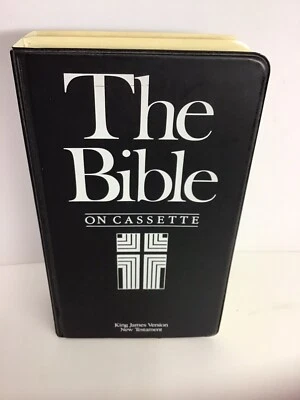 THE HOLY BIBLE King James Version NEW TESTAMENT 12 CASSETTE 1985 - Image 1 of 4