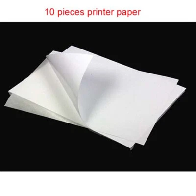 10 Sheet A4 Sticker Paper Waterproof Adhesive Label for Inkjet Laser Printer DIY - Image 1 of 4