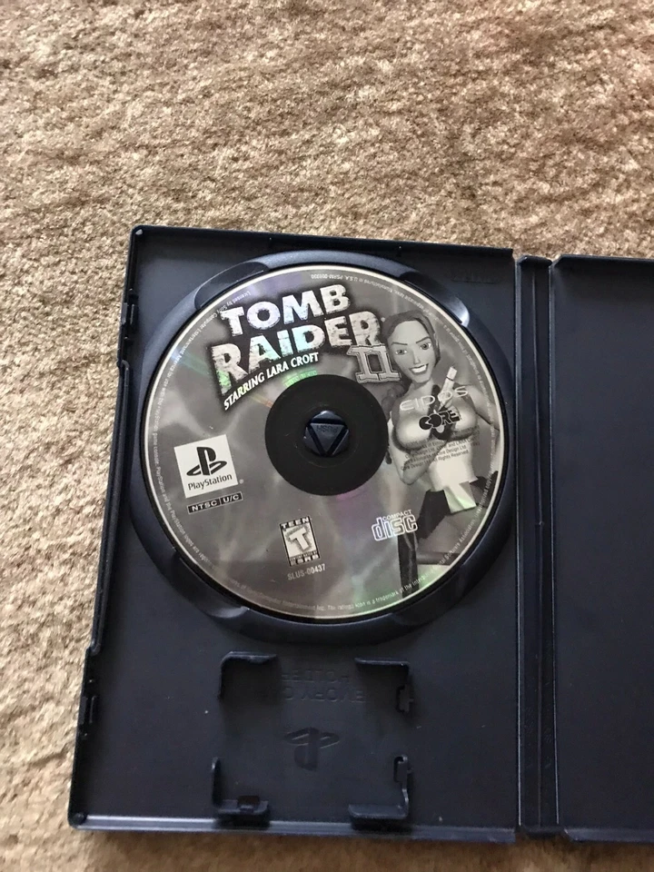 Tomb Raider II 2 Starring Lara Croft (Playstation 1, 1999) PS1 ***Leia - Imagem 1 de 1