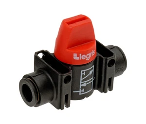 Legris 3/2 Vented In Line Mini Ball Valves with Push In Fittings 4mm - 12mm 7913 - Picture 1 of 2
