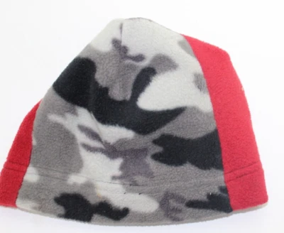 Chapéu Gorro Vermelho e Camuflado Children's Place Tamanho 4-6 - Imagem 1 de 2