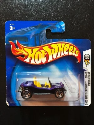 Hot Wheels 2003 First Editions Meyers Manx 39/42 - Short Card - Image 1 of 4