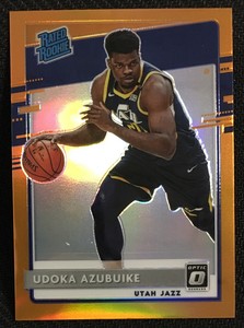 2020-21 Donruss Optic Rated Rookie Orange Prizm /199 Udoka Azubuike RC Utah Jazz
