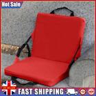 Foldable Back Chair Comfortable Backrest Cushion Outdoor Supplies (Red)