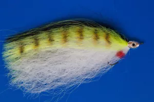 Fishskull Hechtstreamer / Raubfischstreamer - Hot yellow Tiger - Bild 1 von 5