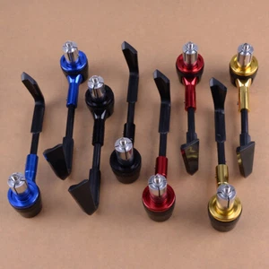 2 Set Universal Motorcycle Brake Lever Clutch Lever Hand Protection 7/8" 22mm Handlebar - Picture 1 of 3