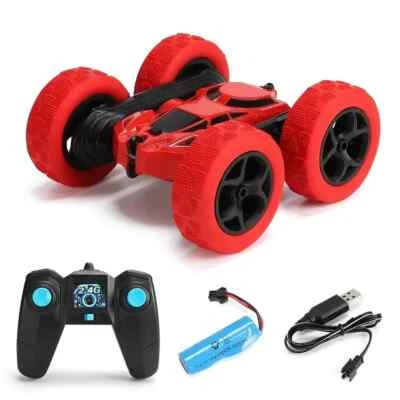Hot New RC Car Children Double Sided Flip 2.4G Rotation Off Road Drift RC Car - Image 1 of 4