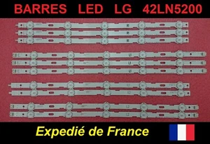 RAMPE LED LG 42" TV 42LN5200ZA 42LN5200 42LN5200UM 42LN5300UB LC420DUESFR2 - Photo 1/5
