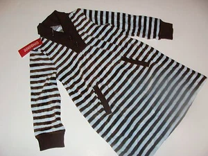 Gymboree Girls Best Friend Girls Size 5 Stripe Velour Brown Blue Dress NEW - Picture 1 of 1