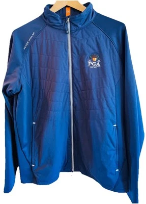 CHAQUETA DE GOLF PETER MILLAR PGA CHAMPIONSHIP OAK HILL AZUL MARINO GRANDES BROOKS KOEPKA Foto 1 de 4
