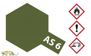 Tamiya 86506 AS6 / AS-6 Olive Drab - USAAF - Braunoliv - Mate - 100 ml - Imagen 1 de 1