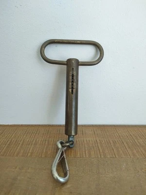 Ancien Peson ou Balance De Poche en Laiton 15 Kg - Vintage  - Photo 1/4