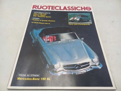Ruoteclassiche Febrero 1988 N.4 Mercedes 190 Sl Fiat 1100-103 Lancia Appia A Foto 1 de 4