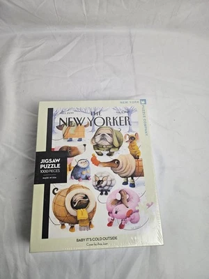 The New Yorker 1000 Piece Jigsaw Puzzle Baby It's Cold Outside  - Image 1 of 4