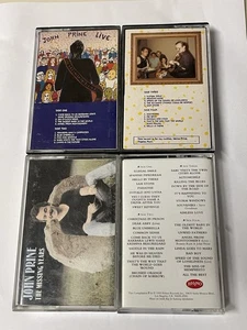 John Prine Cassette Tape Lot (4) Missing Years Live Double Tape Set - Bild 1 von 6