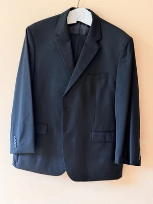 Мужской шерстяной костюм из 2 предметов Kenneth Cole Awearness YBlack 50R из спандекса, надевался один раз  - Изображение 1 из 4