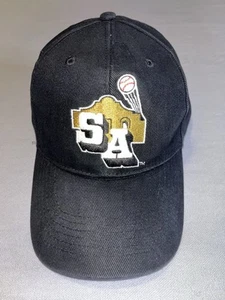 Gorra de colección San Antonio Missions Snapback negra lisa/dorada - Imagen 1 de 6