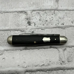Cuchillo de Bolsillo Vintage John Pritzlaff N. Co. Jack NAVAJA Dos Hojas - Imagen 1 de 9