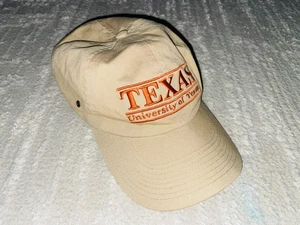 Vintage 1995 UT Texas Longhorns Spell out The Game Bar Dad khaki Mütze Kappe GEBRAUCHT - Bild 1 von 14